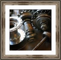 Todd Van Fleet 18 x 18 Canvas Giclee Art:"Hubs"