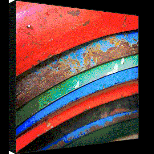 Todd Van Fleet 20 x 20 Canvas Giclee Art:"Fenders"