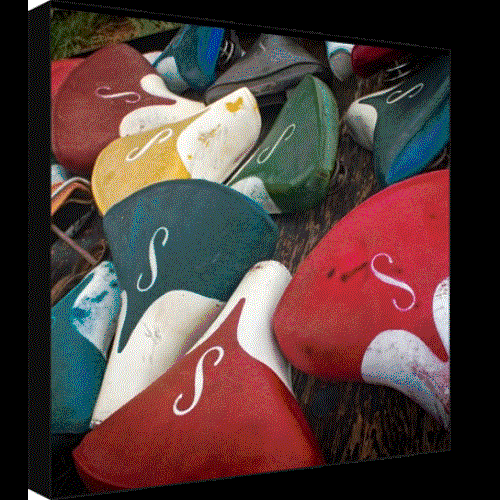 Todd Van Fleet 20 x 20 Canvas Giclee Art:"Seats"