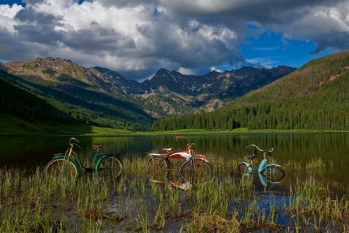 Todd Van Fleet 40 x 60 Canvas Giclee Art:"Piney Lake"