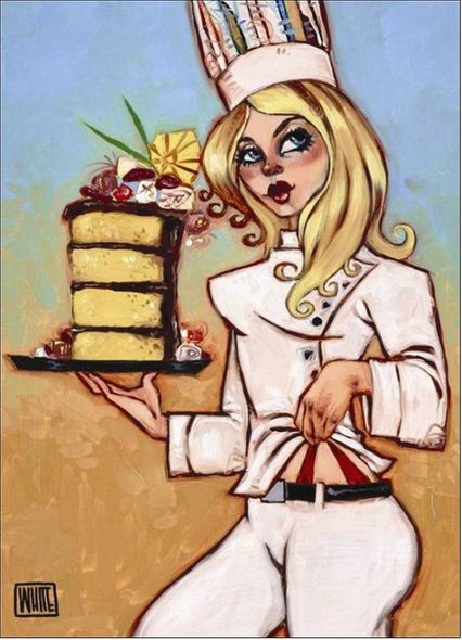 Todd White Limited Edition Giclee Canvas:"Have Your Cake and Eat It Too "