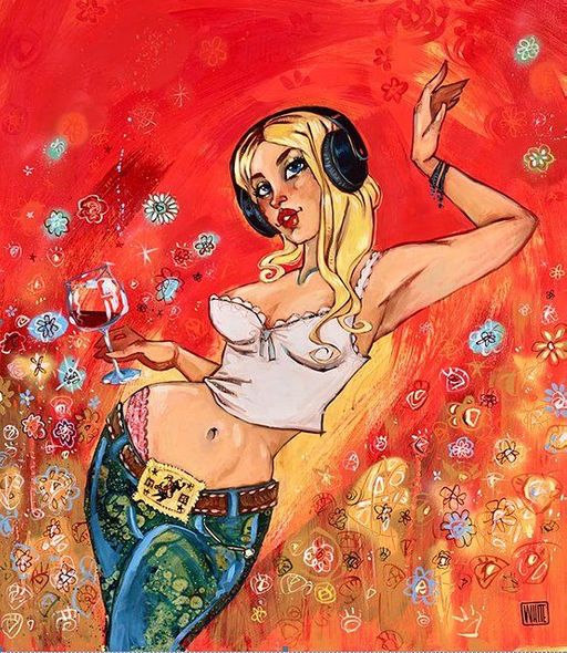 Todd White Limited Edition Giclee Canvas:"Paper Tiger"