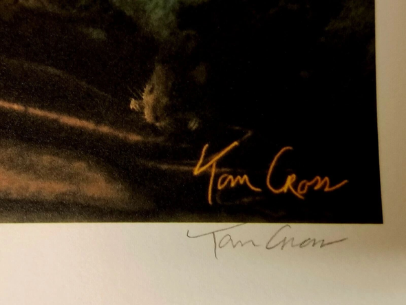 Tom Cross Signed and Numbered Limited Edition Lithograph: "Flame Catcher"