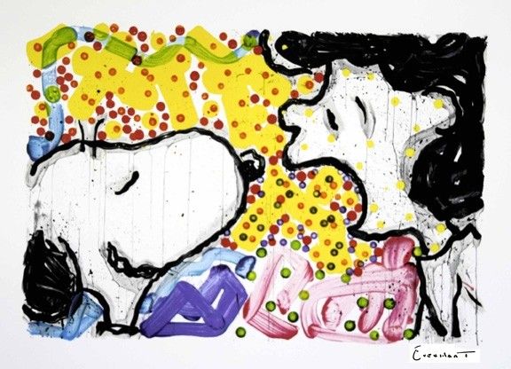 Tom Everhart Hand Signed and Numbered Limited Edition Lithograph on Paper:"Drama Queen"