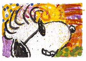 Tom Everhart Hand Signed and Numbered Limited Edition Lithograph on Paper:"Pop Star"