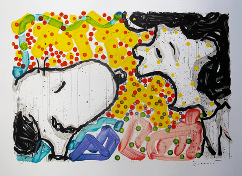 Tom Everhart Hand Signed Limited Edition Lithograph:"Drama Queen Snoopy Lucy Peanuts" Tom Everhart Hand Signed Limited Edition Lithograph:"Drama Queen Snoopy Lucy Peanuts"