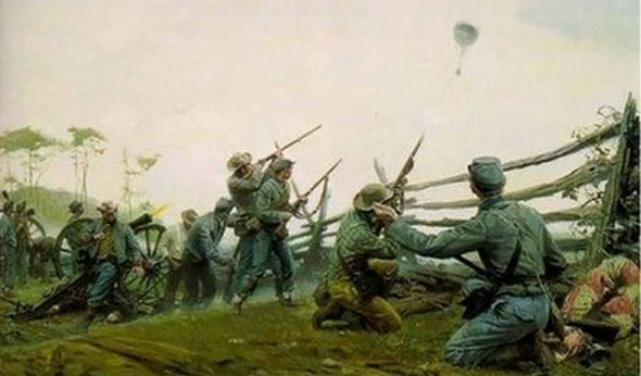 Tom Lovell  Collector's Edition AP Print with Book: "Professor Lowe's Balloon"