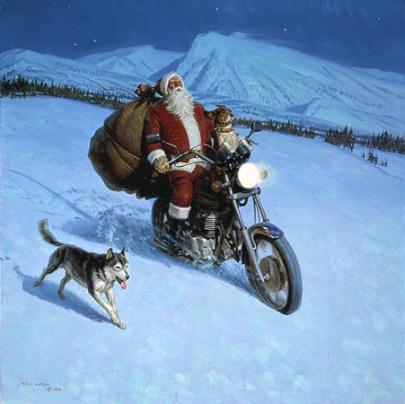 Tom Lovell Signed by the Artist Limited Edition Paper Lithograph:"North Country Rider"