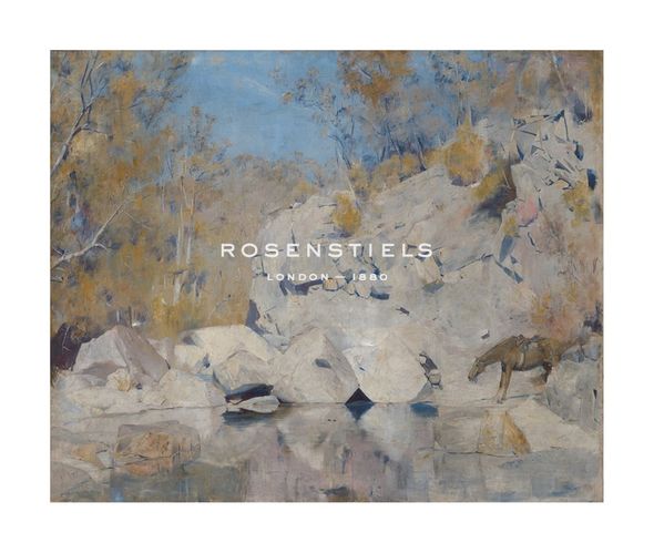 Tom Roberts Hand Numbered Limited Edition Print on Paper :"In a corner on the Macintyre (The bushranger)"