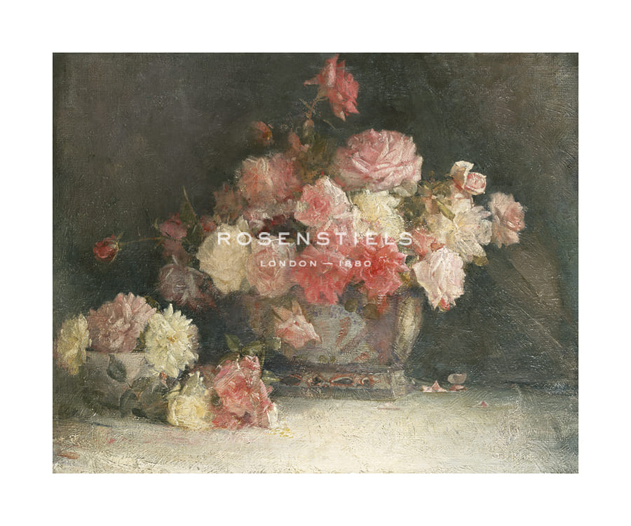 Tom Roberts Hand Numbered Limited Edition Print on Paper :"Roses, 1911"