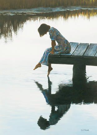 Tom Sierak Handsigned and Numbered Limited Edition Canvas: "Silhouettes (canvas)"