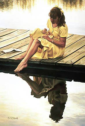 Tom Sierak Handsigned and Numbered Limited Edition Gicl&eacute;e On Paper: "Poetry In Yellow"