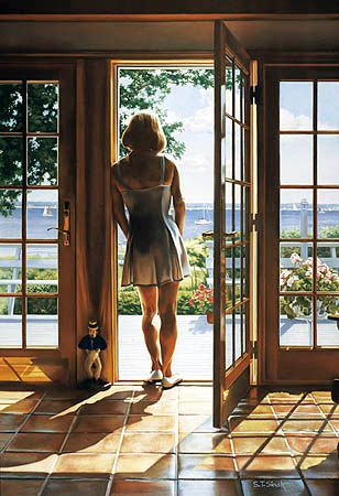 Tom Sierak Handsigned and Numbered Limited Edition Gicl&eacute;e On Paper: "Room With A View"