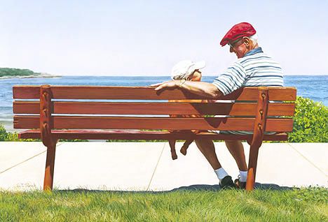Tom Sierak Handsigned and Numbered Limited Edition Gicl&eacute;e On Paper: "Small Talk"