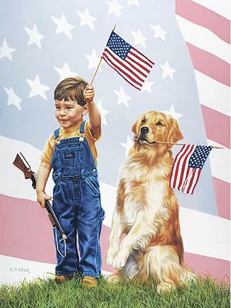 Tom Sierak Handsigned and Numbered Limited Edition Gicl&eacute;e On Paper: "United We Stand"