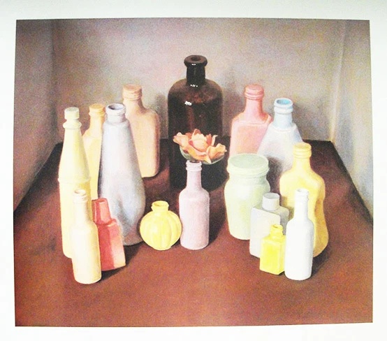 TOMAR LEVINE Artist Signed Limited Edition Lithograph: "BOTTLE STILL LIFE"