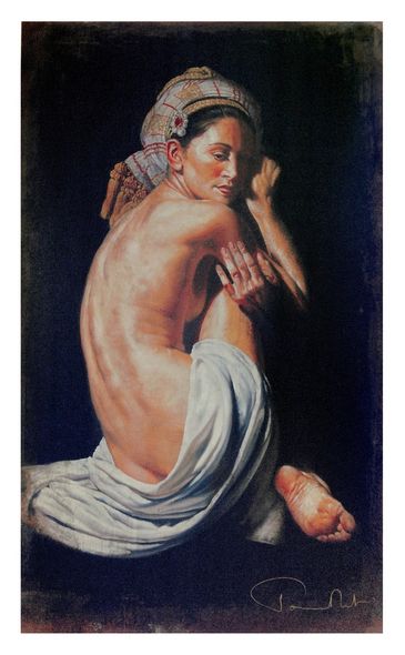 Tomasz Rut Hand Signed and Numbered Limited Edition Canvas Giclee:"Fornaresca"
