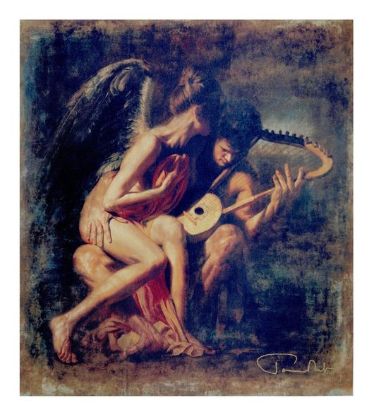 Tomasz Rut Hand Signed and Numbered Limited Edition Canvas Giclee:"Orpheica"