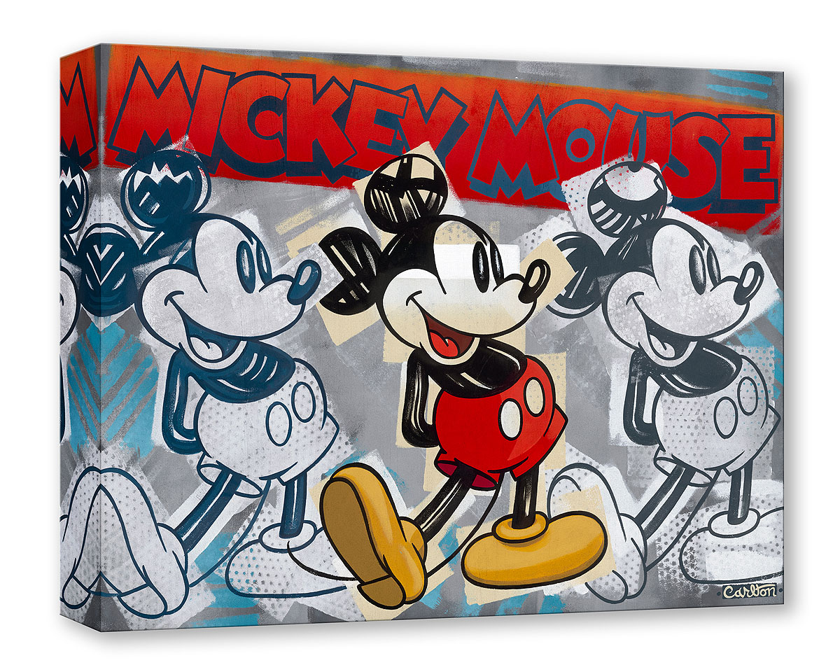 Trevor Carlton Disney Ltd Ed Gallery Wrap Canvas:"Red is the New Grey"
