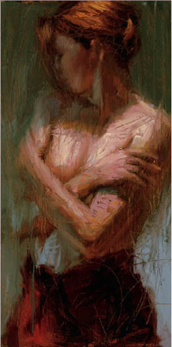 Henry Asencio Hand Embellished Limited Edition Canvas Giclee:"Embrace"