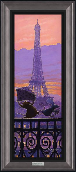 Disney Framed Limited Edition Canvas Giclee:"Race to the Kitchen" by Tim Rogerson