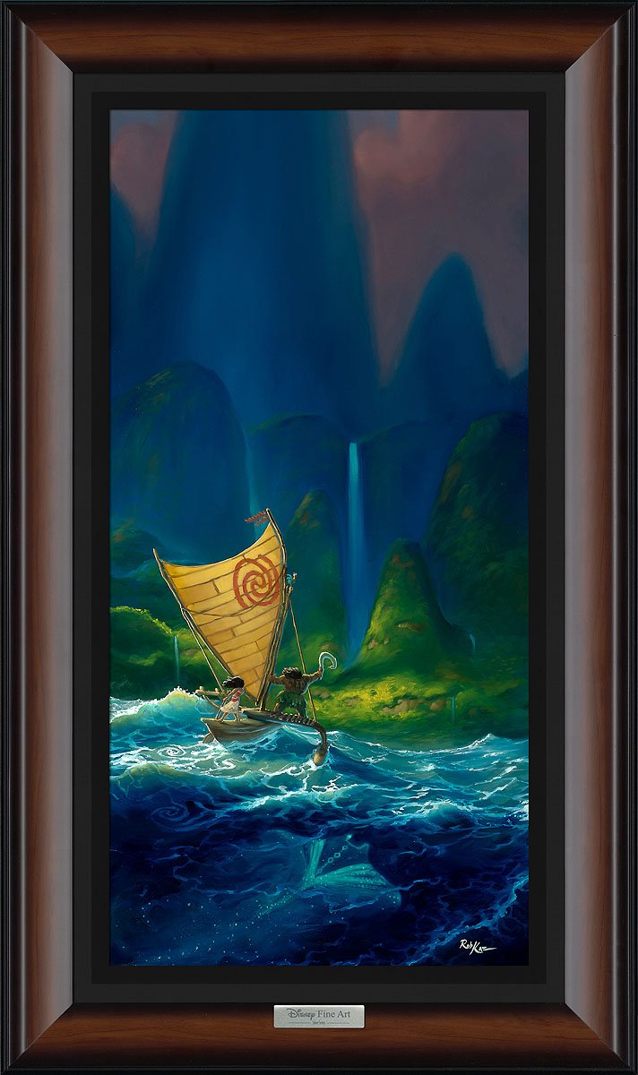 Disney Framed Limited Edition Framed Canvas Giclee:"We Know the Way" by Rob Kaz