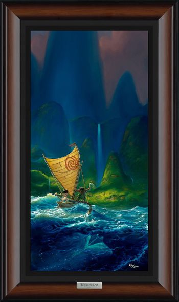 Disney Framed Limited Edition Framed Canvas Giclee:"We Know the Way" by Rob Kaz