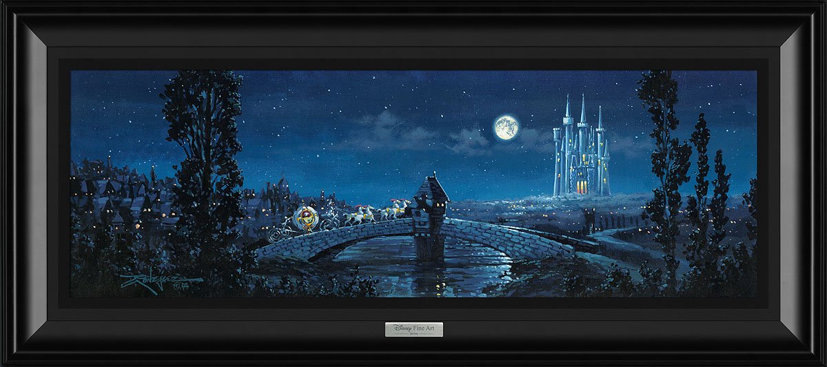 Disney Framed Limited Edition Canvas Giclee:"Stars Over the Kingdom" by Rodel Gonzalez