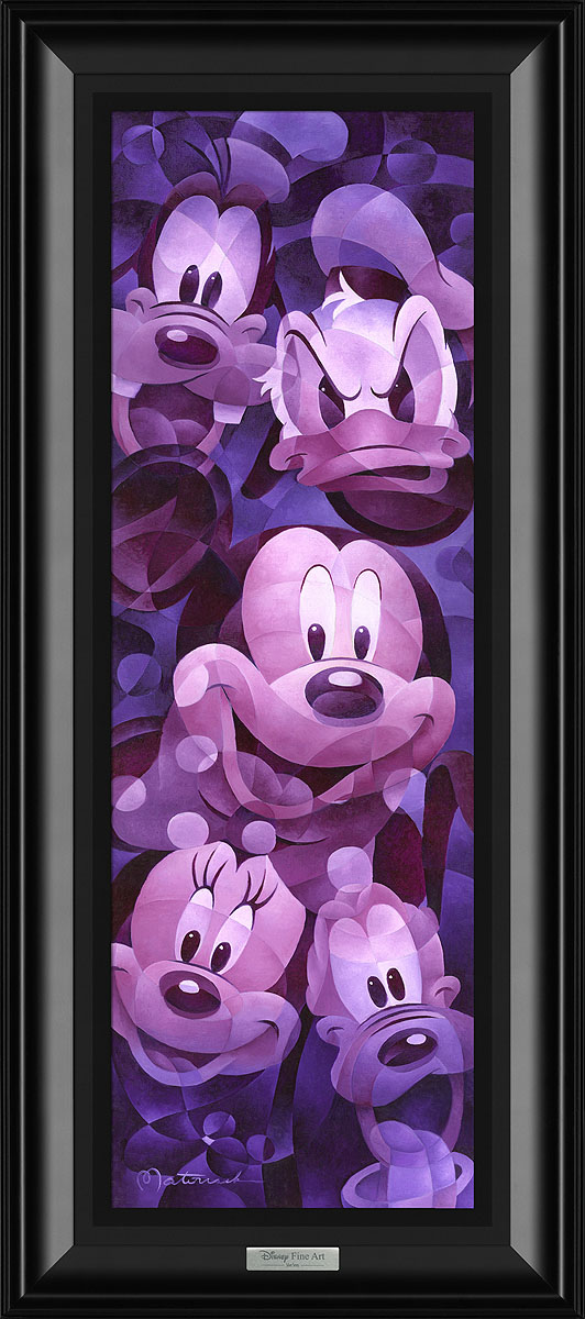Disney Framed Limited Edition Canvas Giclee:"Take Five" by Tom Matousek