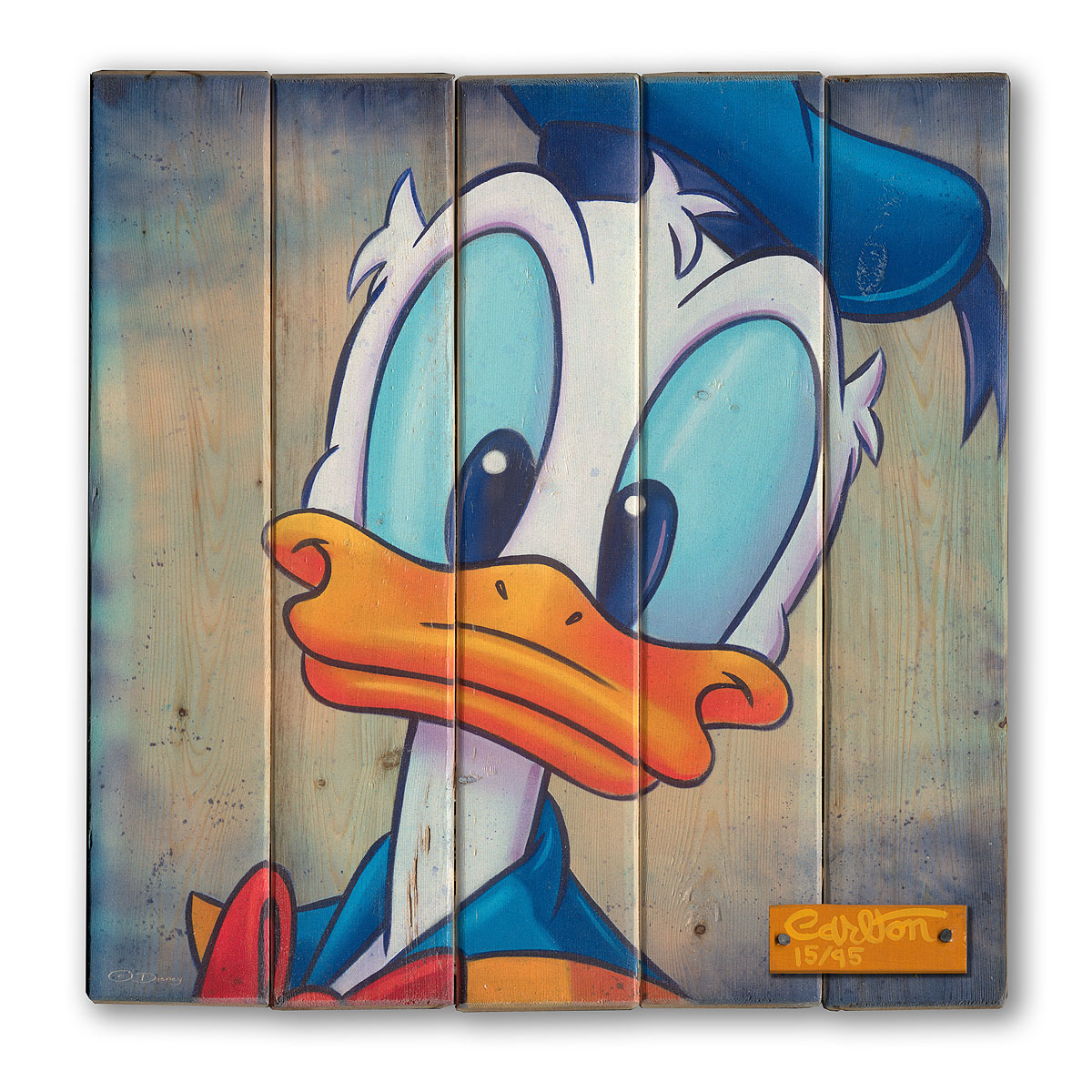 Trevor Carlton Artist Signed Limited Ediition Giclée on Reclaimed Wood:"The Eyes Have It"