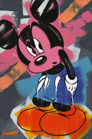 Trevor Carlton Signed and Numbered Limited Edition Hand-Textured Gicl&eacute;e on Canvas:"Hot Shoes"