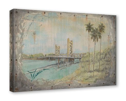 Trevor Mezak Disney Limited Edition Gallery Wrap Canvas Giclee:"Tower Bridge"