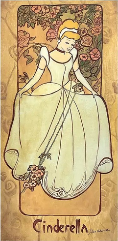 Tricia Buchanan-Benson Limited Edition Canvas Giclee :"Cinderella"