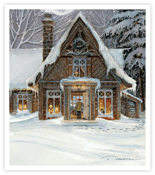 Trisha Romance Hand Signed and Numbered Limited Edition Giclee:"Blessings of Home"