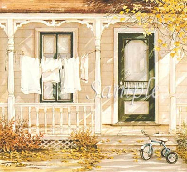 Trisha Romance Hand Signed and Numbered Limited Edition Giclee:"Gone To The Store"