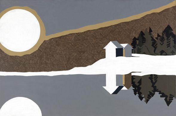 Trisha Romance Hand Signed and Numbered Limited Edition Giclee:"Over the Moon"