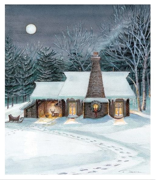Trisha Romance Hand Signed and Numbered Limited Edition Giclee:"Silent Moon"