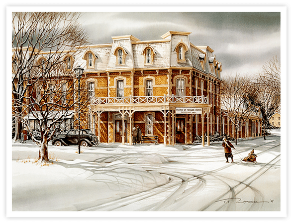 Trisha Romance Hand Signed and Numbered Limited Edition Giclee:"The Prince of Wales Hotel"