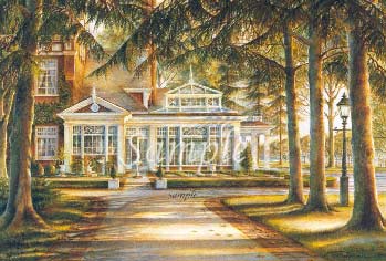 Trisha Romance Hand Signed and Numbered Limited Edition Print "The Conservatory"