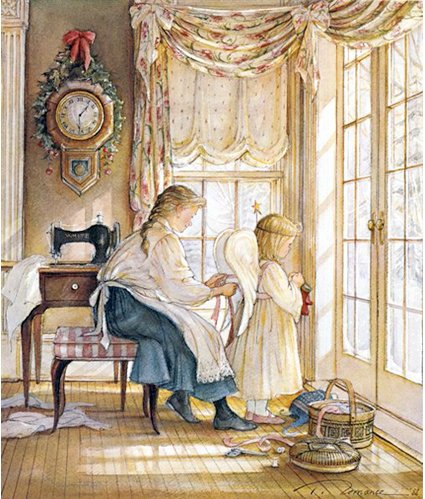 Trisha Romance Limited Edition Grand Romance Canvas:"Patient Angel"