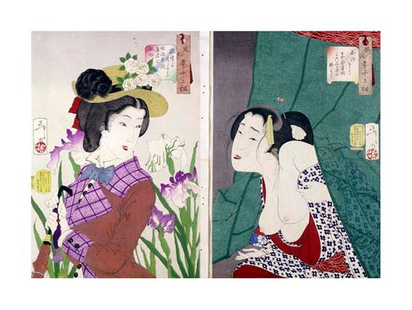 Tsukioka Yoshitoshi Fine Art Open Edition Gicl&eacute;e:"Strolling"