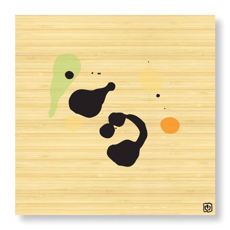 Ty Wilson Limited Edition Ready to Hang Giclee on Sustainable Bamboo: "Global Art VII"