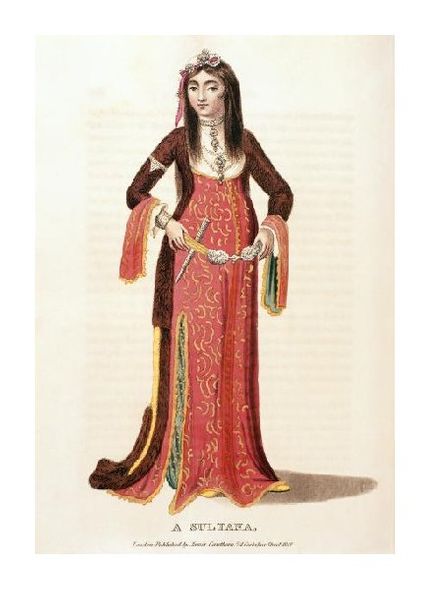 Unknown Fine Art Open Edition Gicl&eacute;e:"A Sultana"