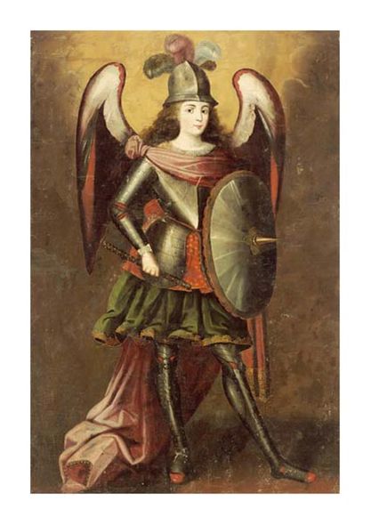Unknown Fine Art Open Edition Gicl&eacute;e:"Archangel Michael"