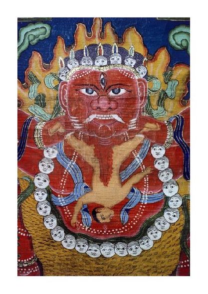 Unknown Fine Art Open Edition Gicl&eacute;e:"Goddess Kali"