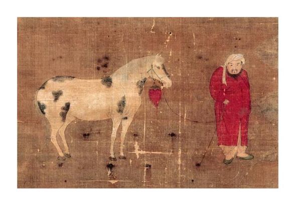 Unknown Fine Art Open Edition Gicl&eacute;e:"Horse and Foreign Groom"