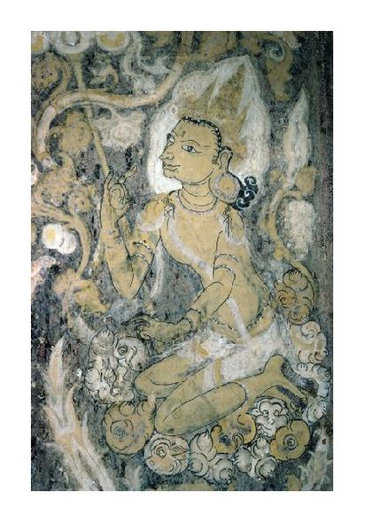 Unknown Fine Art Open Edition Gicl&eacute;e:"Pagan Fresco, Burma"