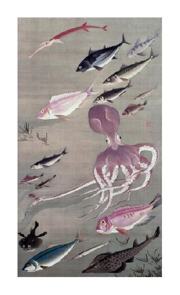 Unknown Fine Art Open Edition Gicl&eacute;e:"Under Water Life"