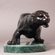 Unknown Handcrafted Solid Bronze Sculpture:"Art Deco Panther"