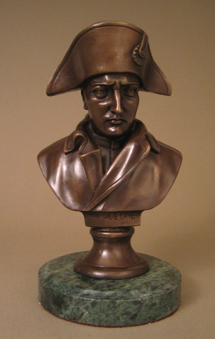 Unknown Handcrafted Solid Bronze Sculpture:"Napoleone 1"